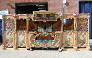 Newly restored 98 key Marenghi organ outside the works.